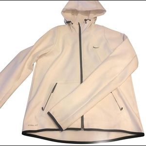 Nike Beige StormFit Zip-Up Hoodie